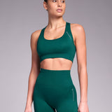 SOLID Seamless Sports Bra Jungle Green