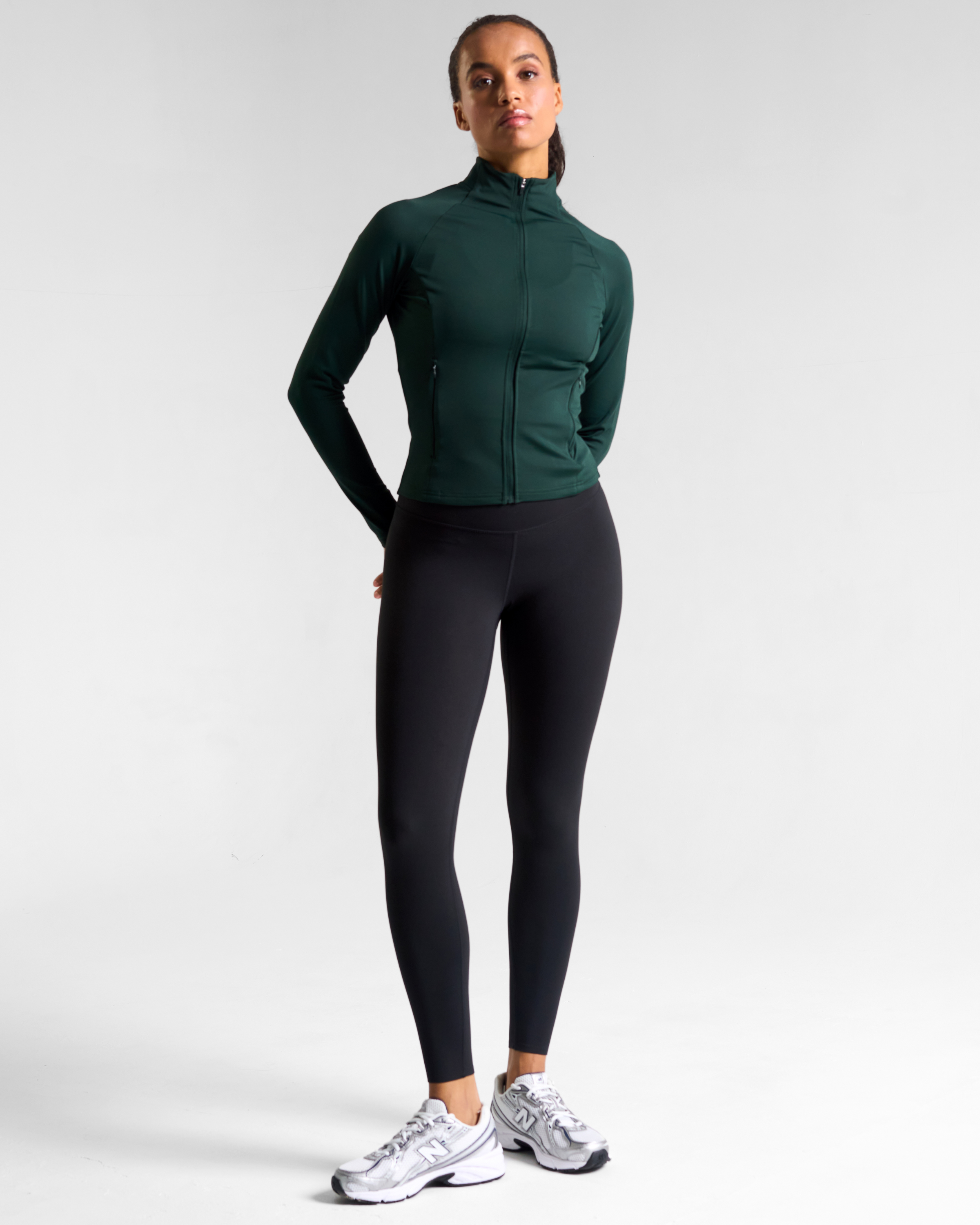 All-Day-Wear Zip Up Jacket Heritage Green