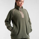 Ascend 1/4 Zip Fleece Dusty Olive