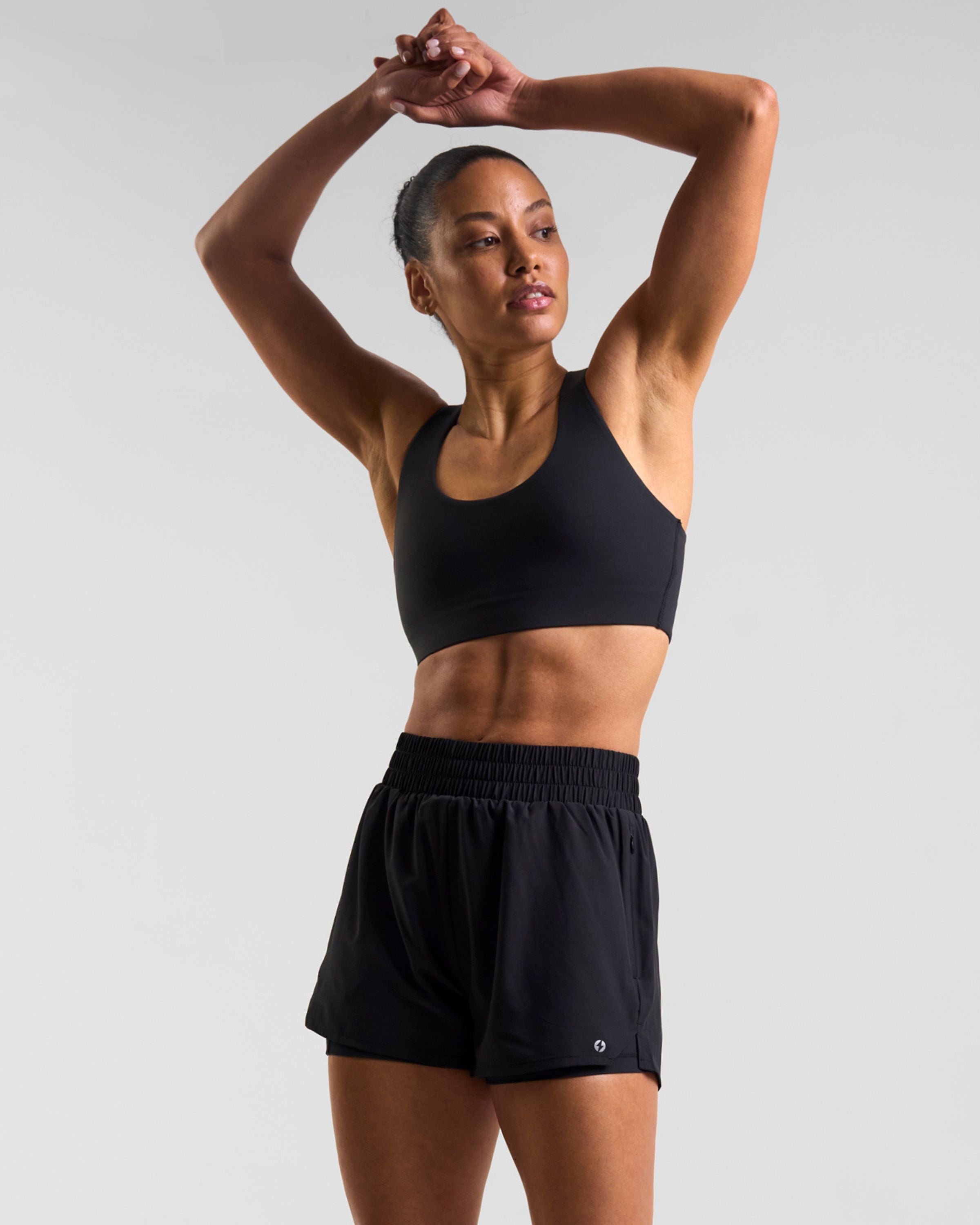 Pace 2-in-1 Performance Shorts Black