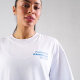 RUNSeries Printed Oversized T-Shirt White