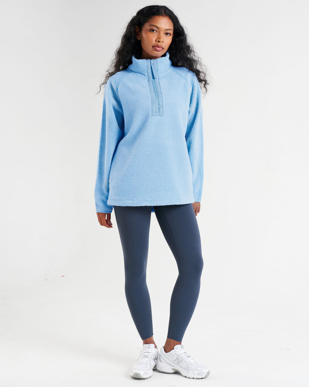 Ascend Quarter Zip Fleece Cloud Blue