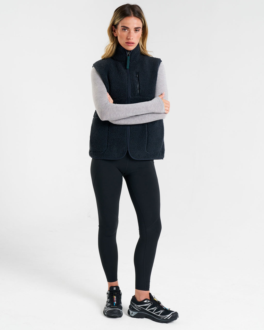 Summit Borg Fleece Gilet Carbon Grey