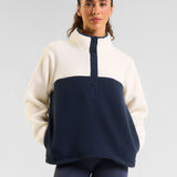Ascend Half Snap Fleece Marshmallow