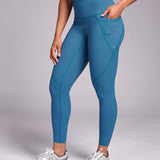 Sculpt High-Waisted Leggings Vintage Blue