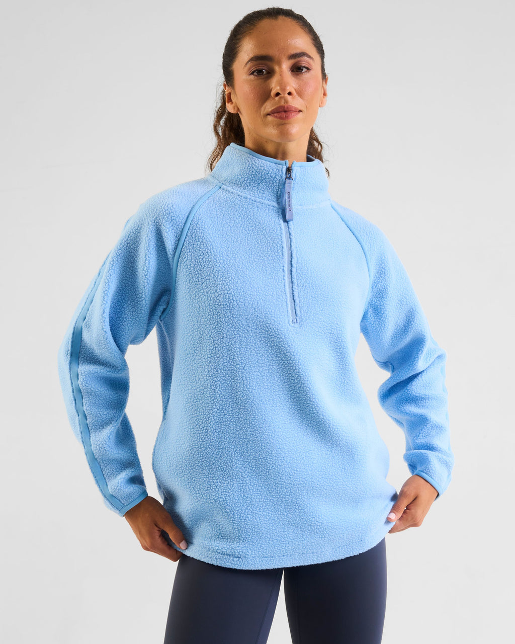 Ascend 1/4 Zip Fleece Cloud Blue
