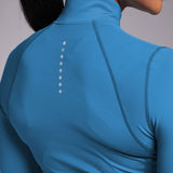 Sculpt Perform Half Zip Vintage Blue