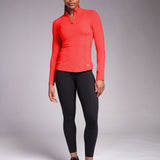 Sculpt Perform Half Zip Bright Red