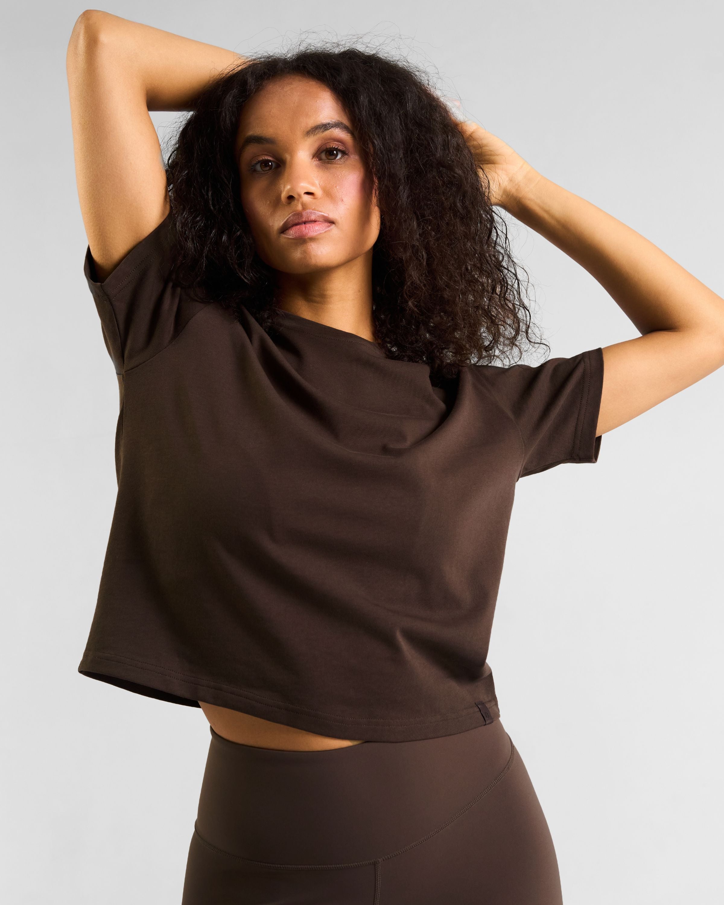 All-Day-Wear Box Tee Espresso