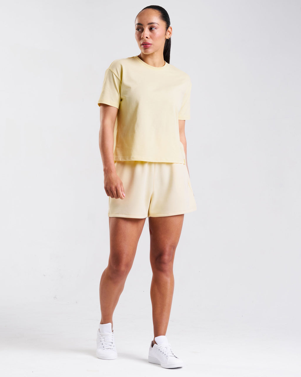 All-Day-Wear High-Rise Shorts Butter Yellow