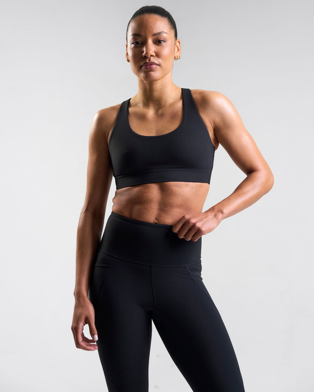 Sculpt Medium Support Sports Bra Black