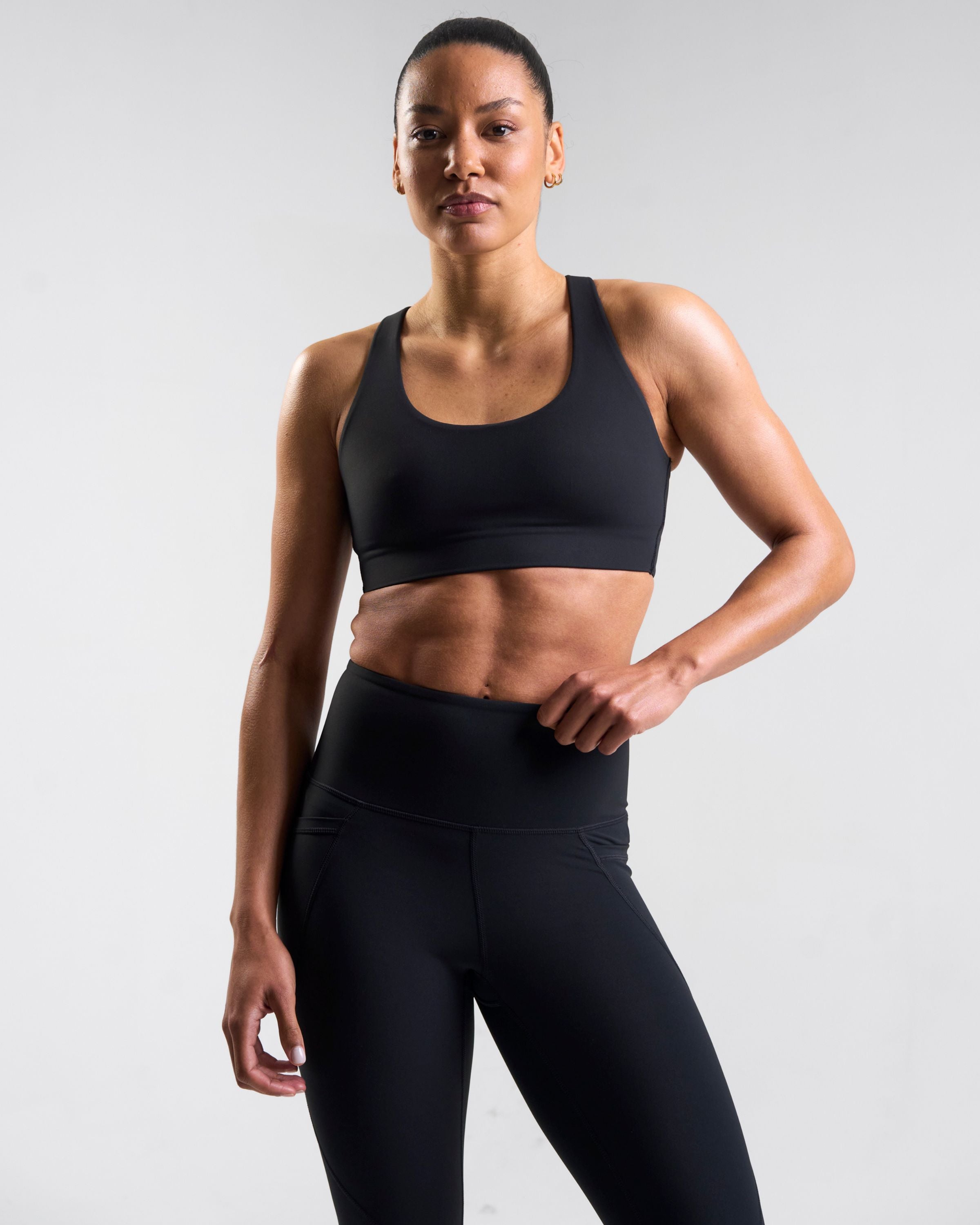 Sculpt Medium Support Sports Bra Black