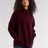 Ascend 1/4 Zip Fleece Cherry Lacquer