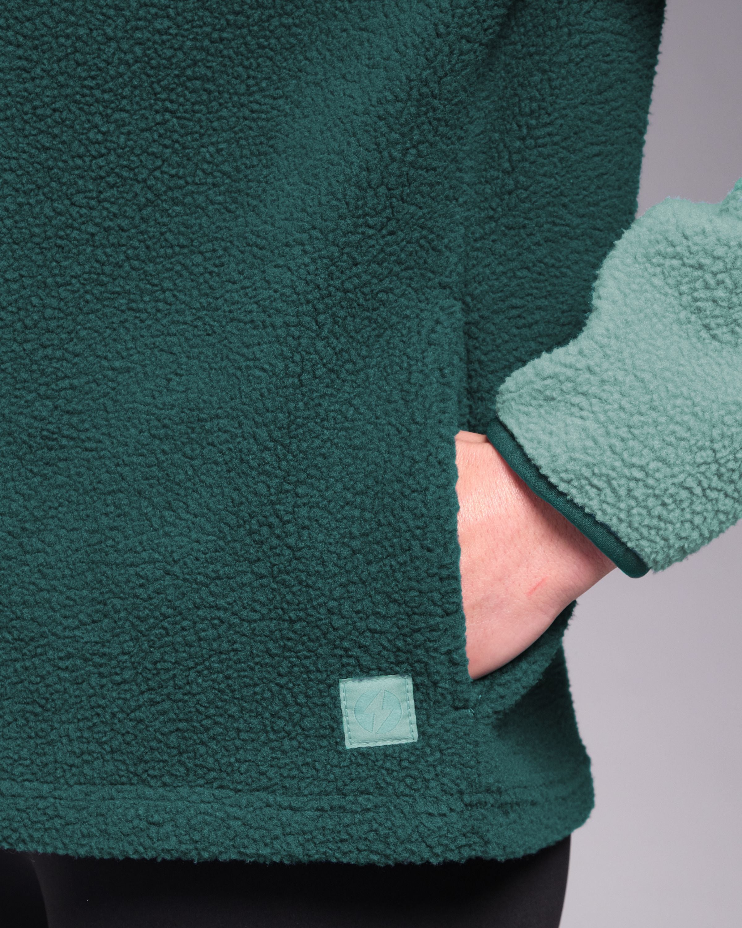 Ascend Half Snap Fleece Dusty Turquoise