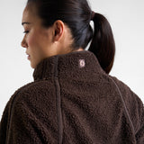 Rise Half-Zip Borg Fleece Espresso