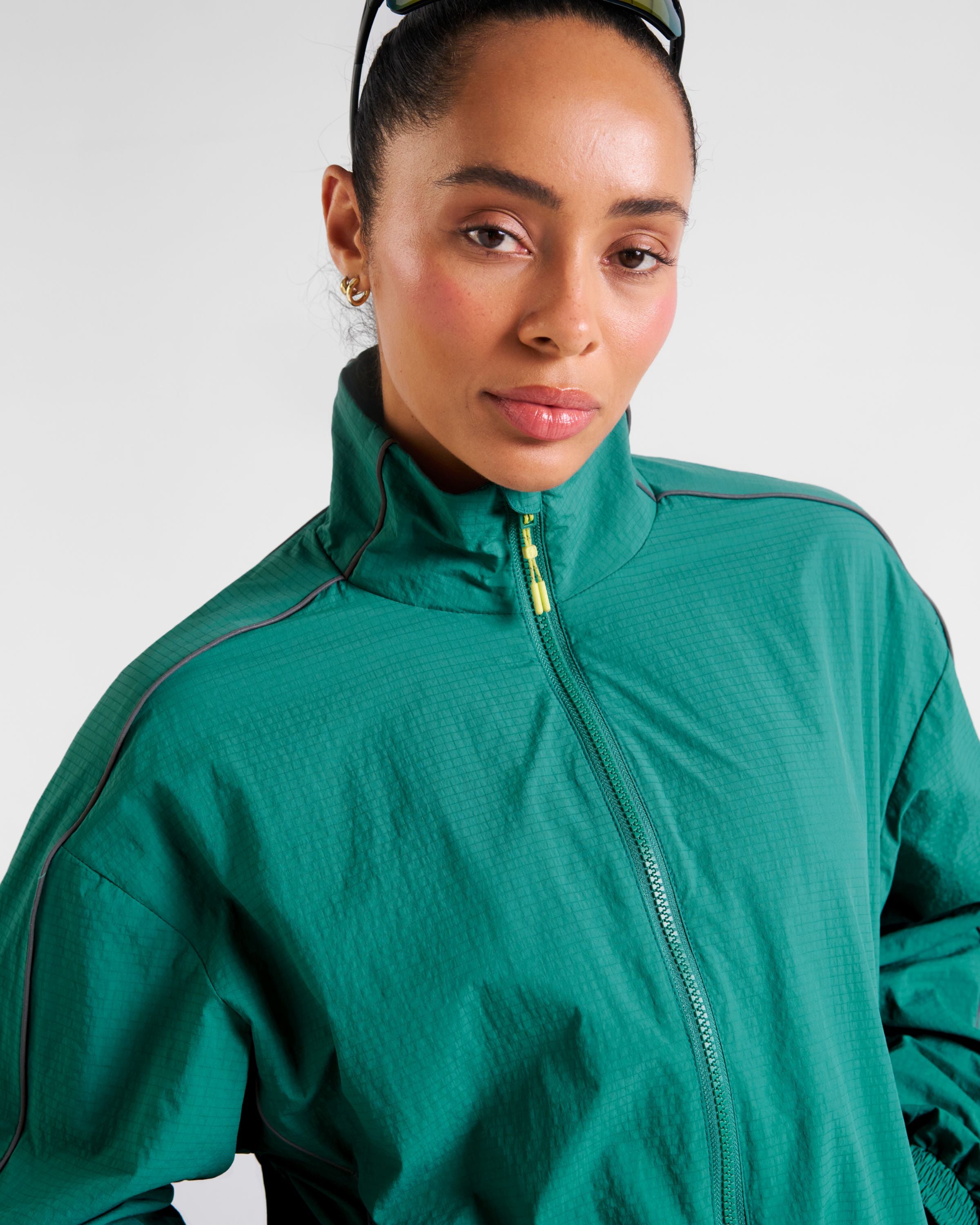 RUNSeries Water Resistant Track Jacket Sea Green