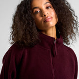 Ascend 1/4 Zip Fleece Cherry Lacquer