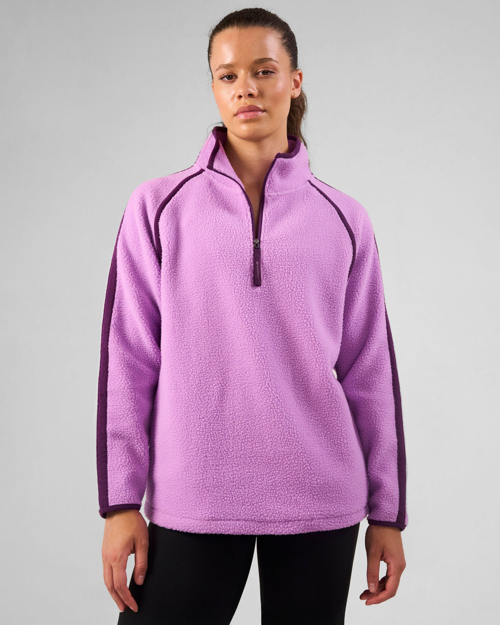 Ascend 1/4 Zip Fleece Violet Crush
