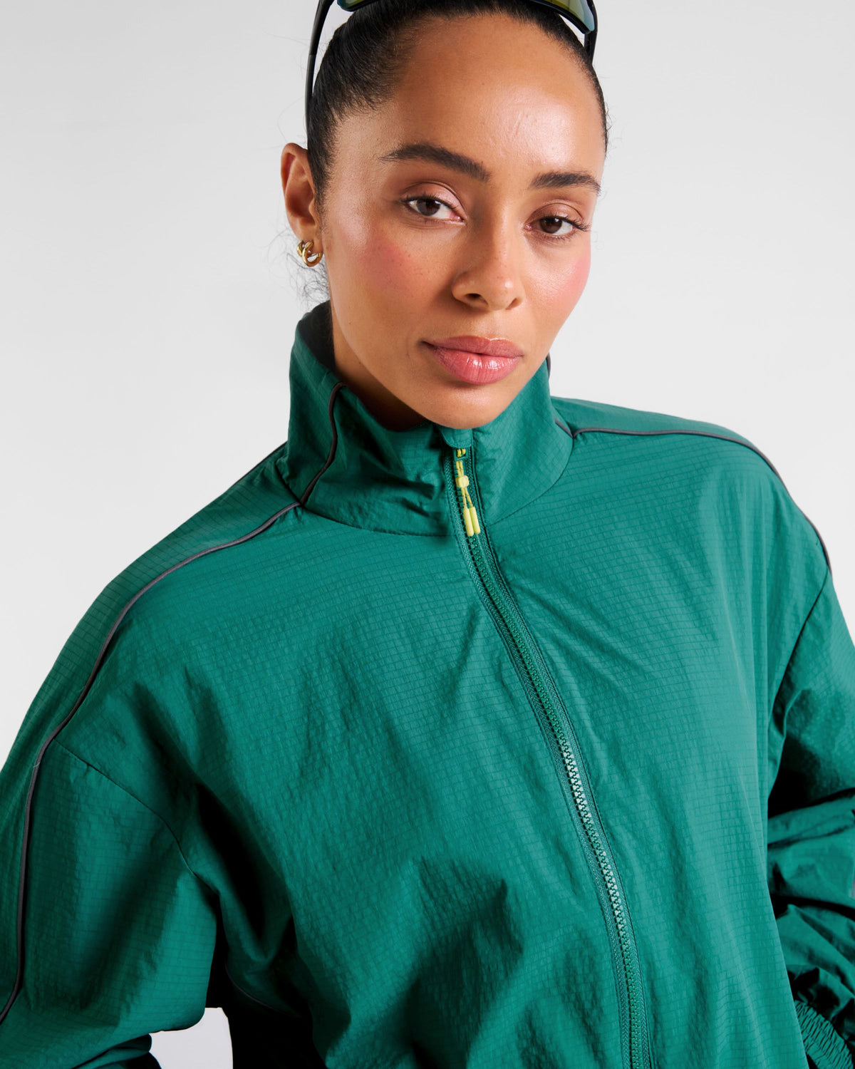 RUNSeries Water Resistant Track Jacket Sea Green