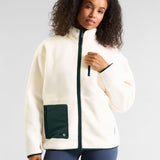 OUTSIDER Zip Up Fleece Marshmallow