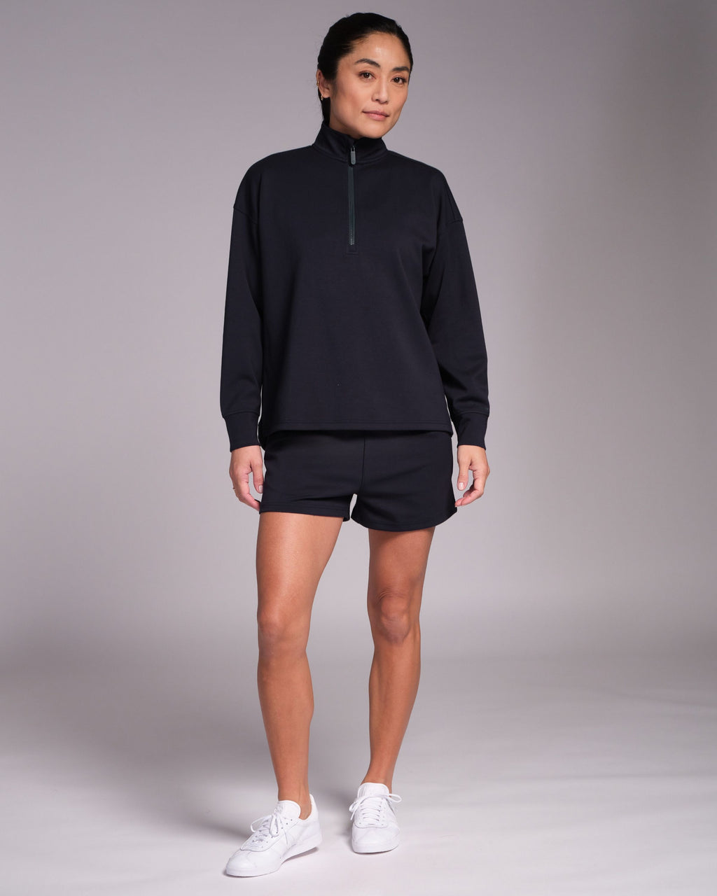 All-Day-Wear Half Zip Sweatshirt Outerspace Navy