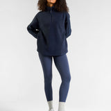Ascend 1/4 Zip Fleece Outerspace Navy