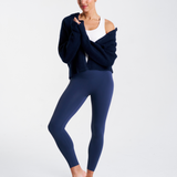 SoftKnit Button Up Cardigan Deep Navy