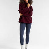 Ascend 1/4 Zip Fleece Cherry Lacquer