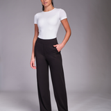 All-Day-Wear Wide Leg Trouser Black