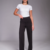 All-Day-Wear Wide Leg Trouser Black