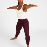 FreeMove 7/8 Leggings Dark Burgundy