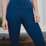 On-The-Go Leggings Embossed Navy