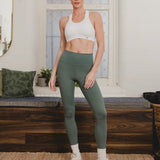 On-The-Go Leggings Embossed Sage Green