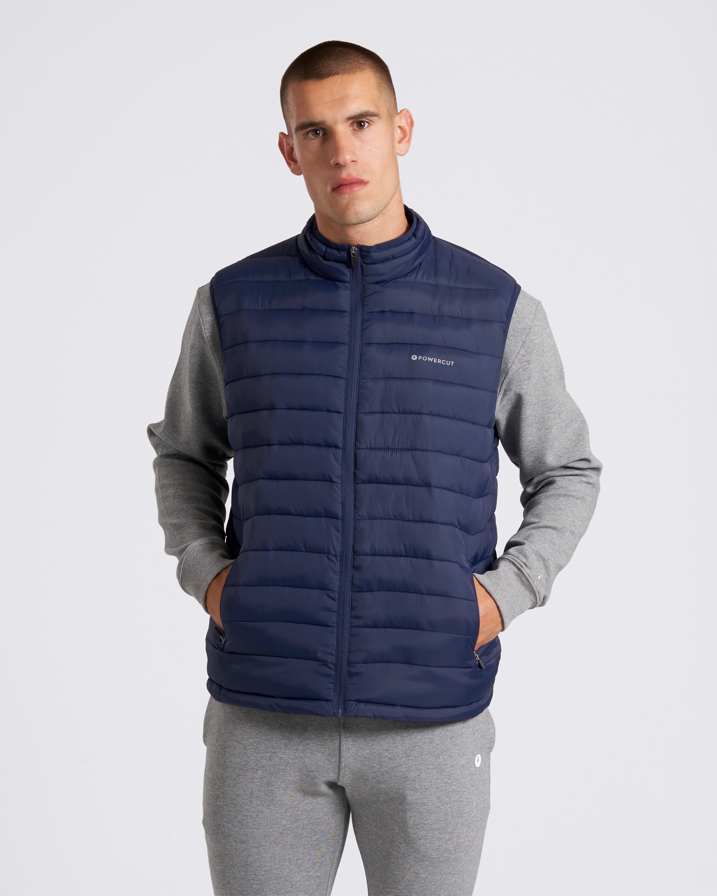 OUTSIDER Men's Lightweight Gilet Navy