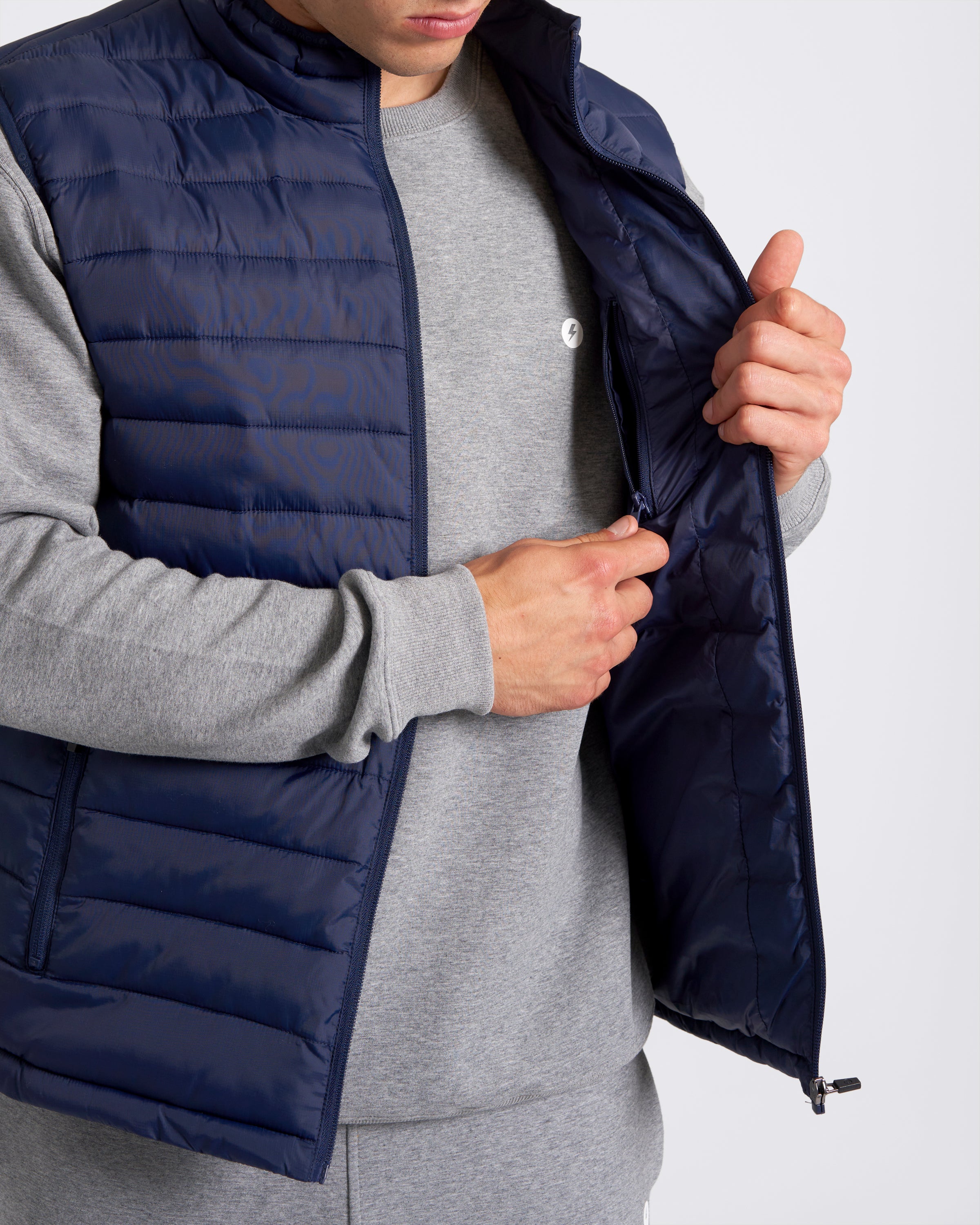 OUTSIDER Men's Lightweight Gilet Navy