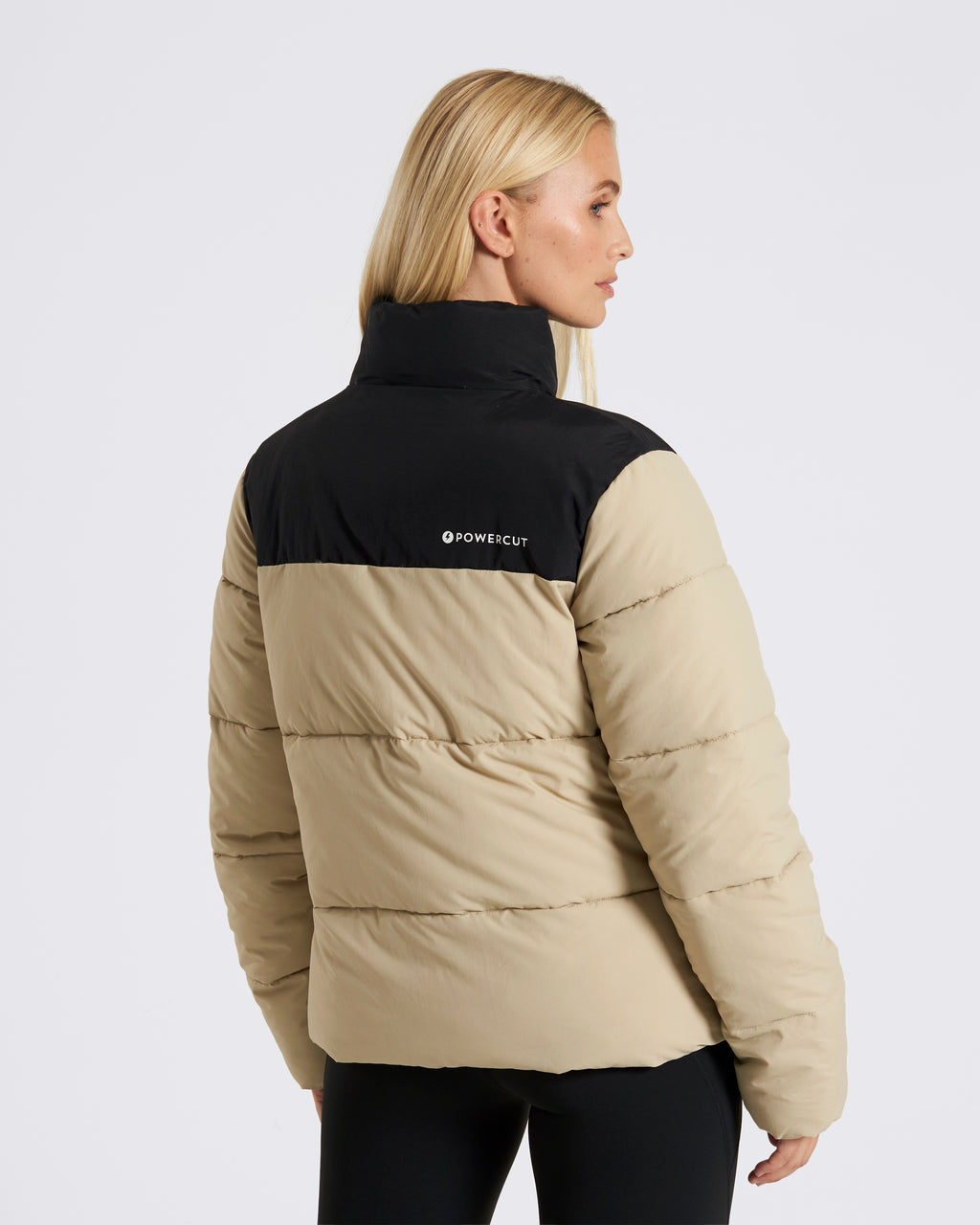 OUTSIDER Puffer Jacket Beige