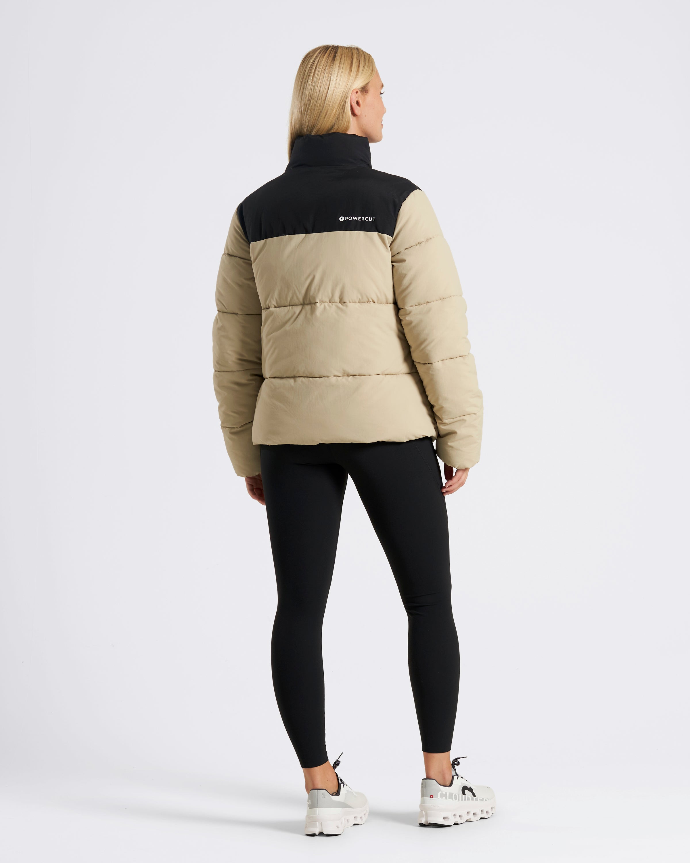 OUTSIDER Puffer Jacket Beige