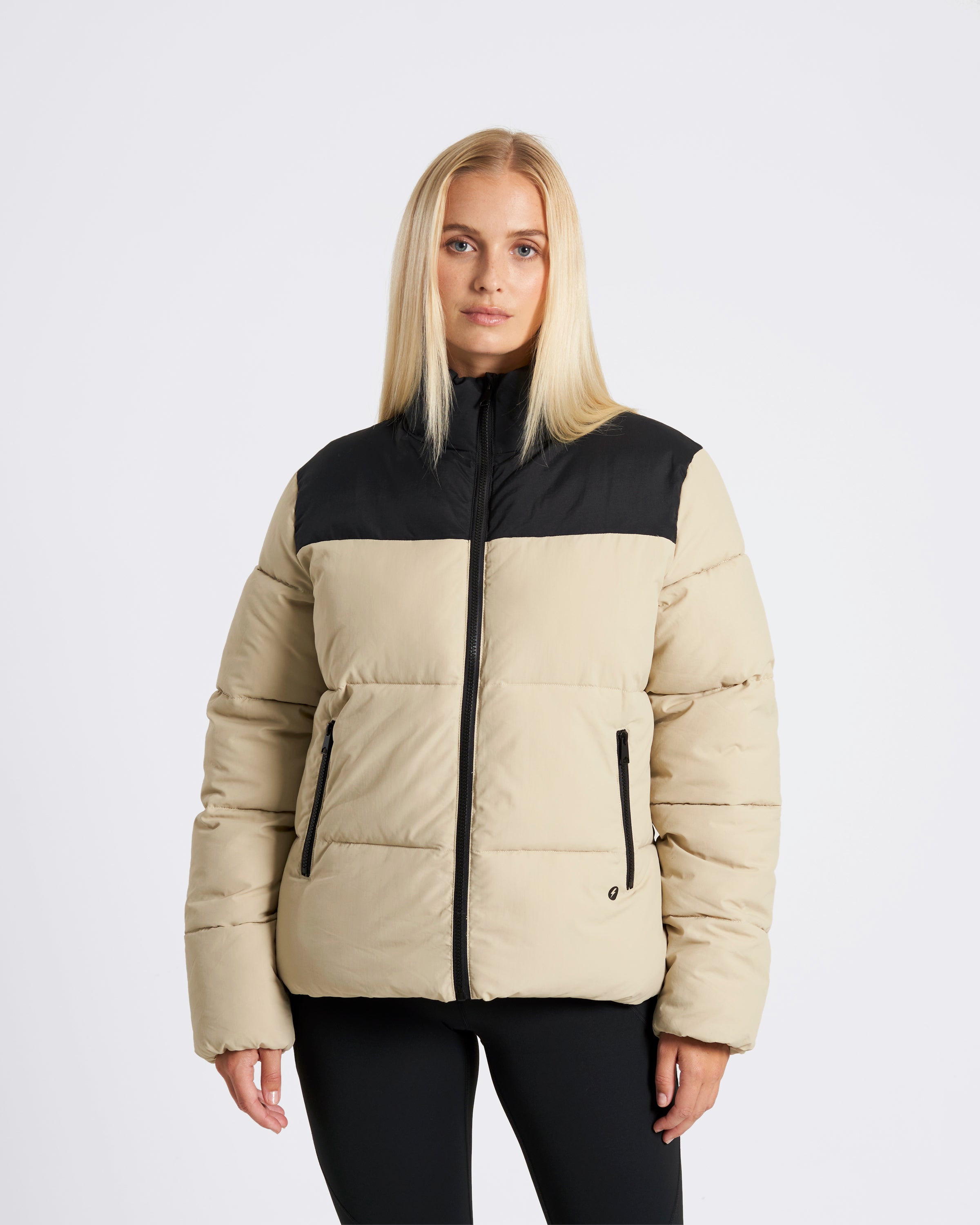 OUTSIDER Puffer Jacket Beige