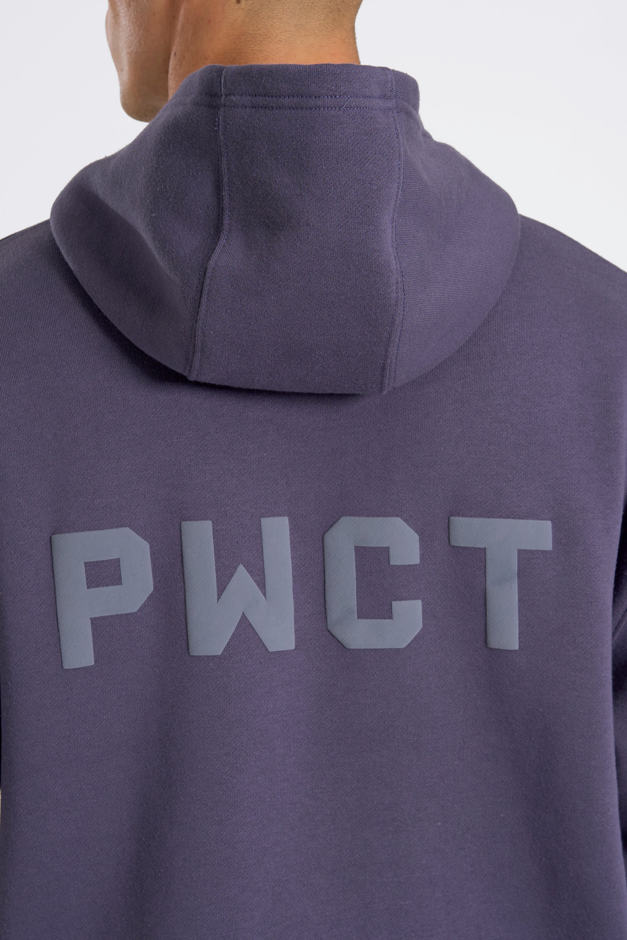 PWCT Club Men's Box Fit Hoodie Greystone Blue