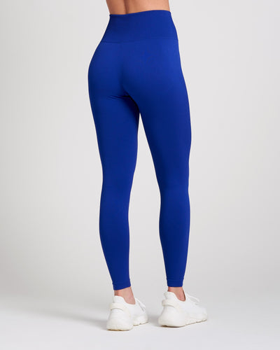 SOLID Electric Blue Seamless Leggings