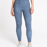 Sculpt High-Waisted Leggings Speckled Print Outerspace Navy