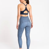 Sculpt High-Waisted Leggings Speckled Print Outerspace Navy