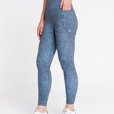 Sculpt High-Waisted Leggings Speckled Print Outerspace Navy