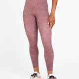 Sculpt High-Waisted Leggings Speckled Print Elderberry