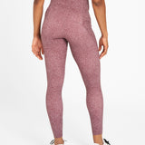 Sculpt High-Waisted Leggings Speckled Print Elderberry