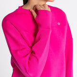 Studio Crew Sweatshirt Deep Pink