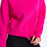 Studio Crew Sweatshirt Deep Pink