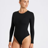 PWCT Club Long Sleeve Fitted Bodysuit Black