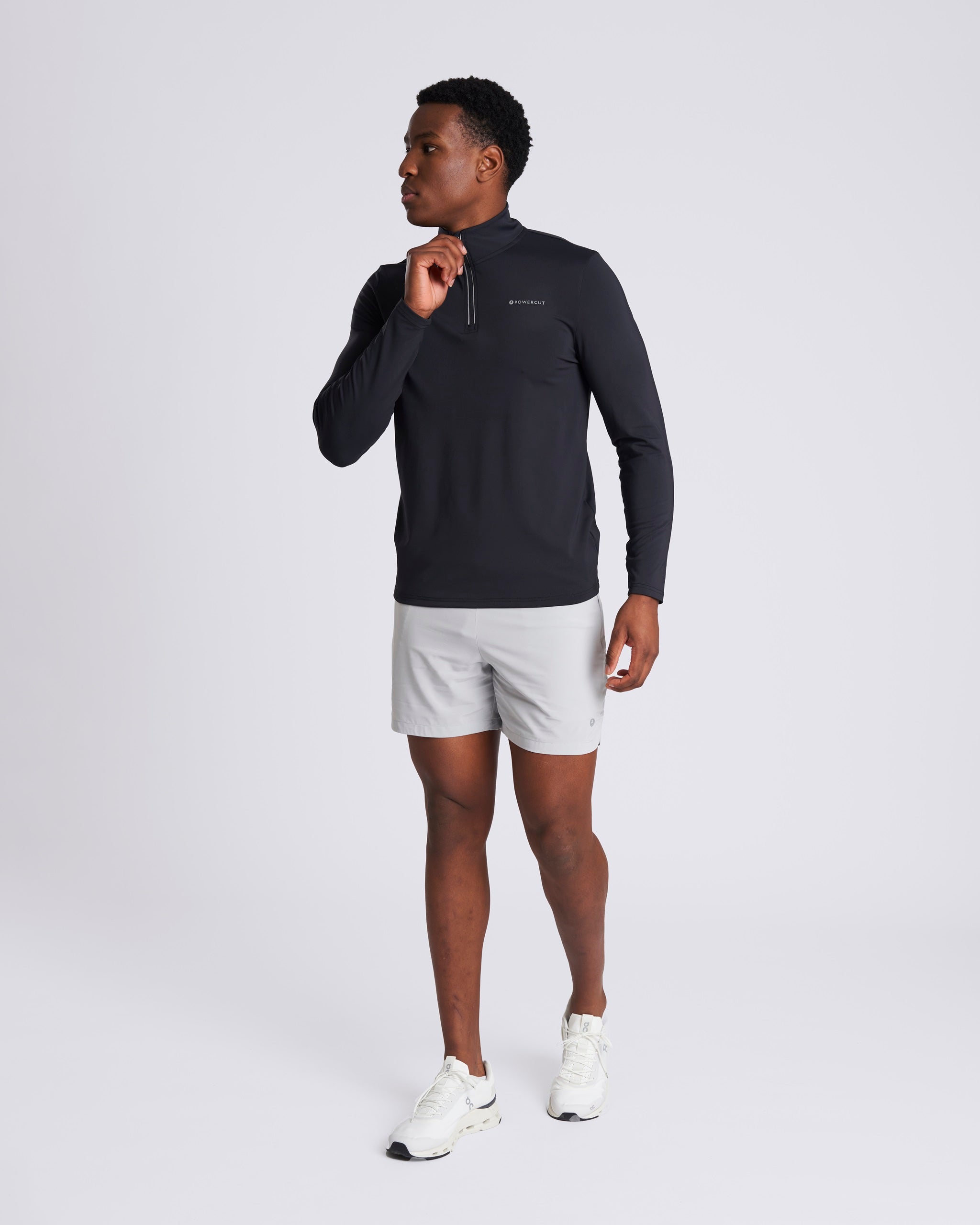 Central Lightweight Performance Shorts Ice Grey
