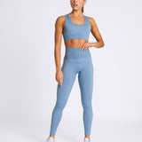 SOLID Seamless Legging Blue Shadow